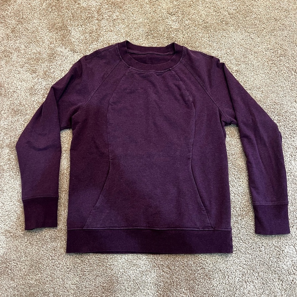 Lululemon Purple Crewneck
